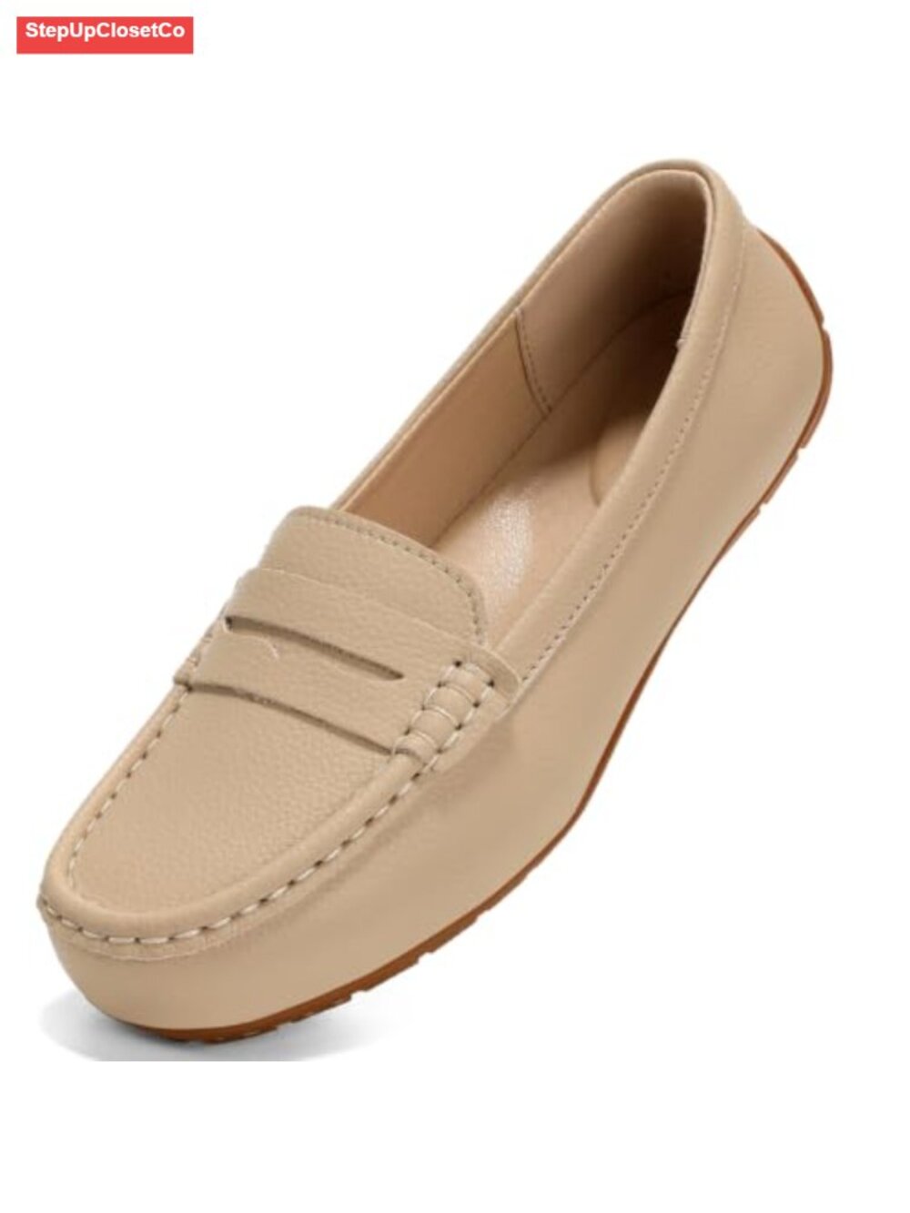 Women's Leather Slip On Loafers Comfortable Driving Mocs